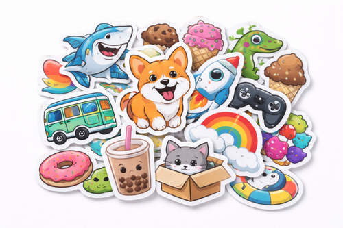 Our dye cut stickers 