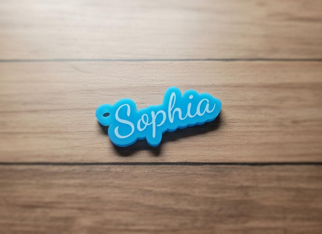 Personalized Acrylic Keychains | CUSTOM KEYCHAINS | (Chain included!)
