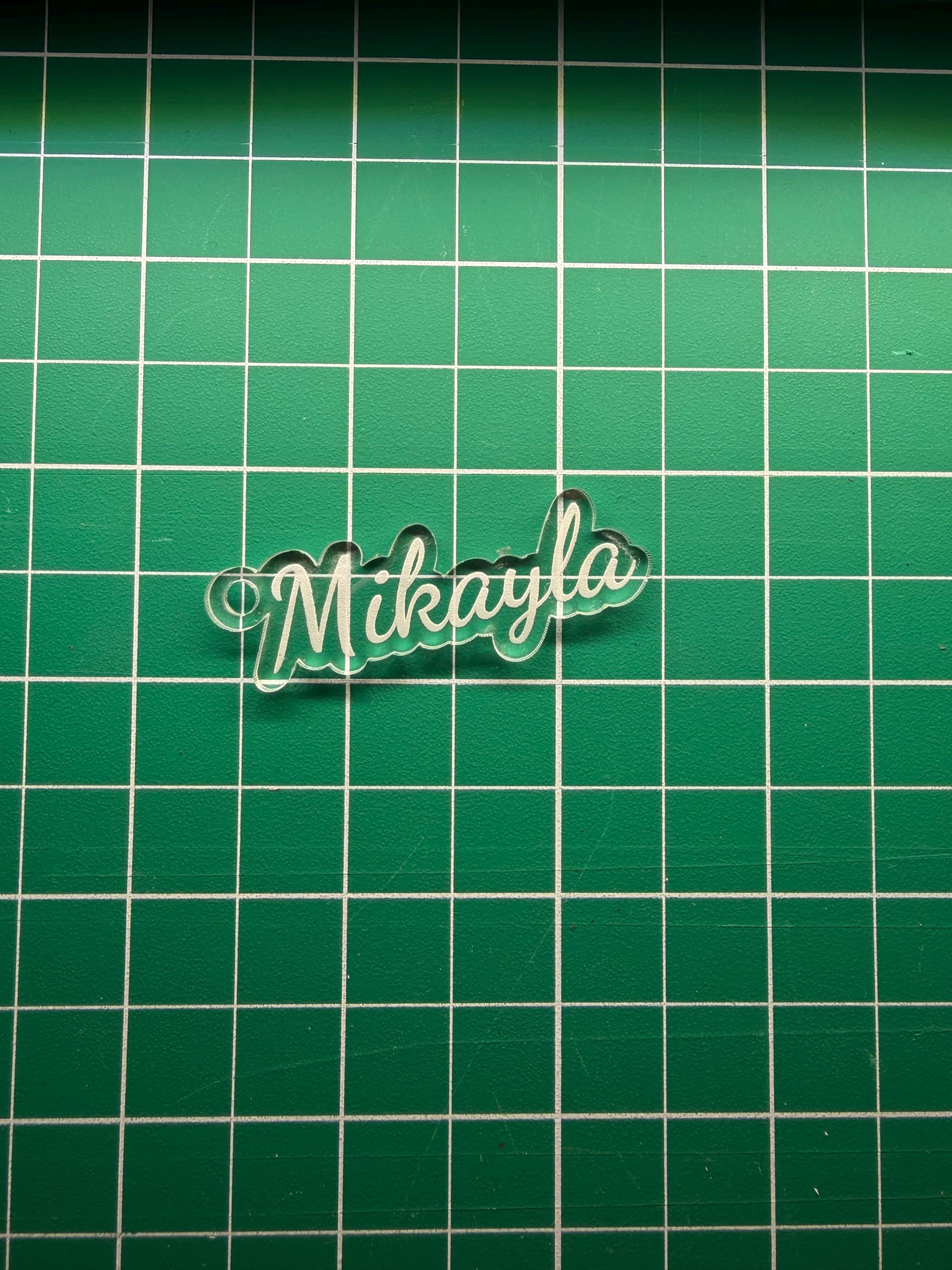 Personalized Acrylic Keychains | CUSTOM KEYCHAINS | (Chain included!)