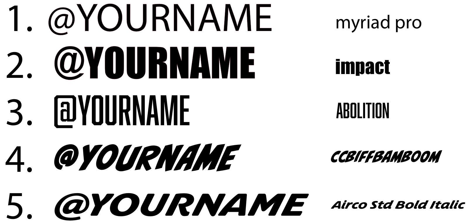 Custom Car social media Stickers | Decal for Cars | Instagram/Tiktok Handle Vinyl Sticker - Various quantity Options